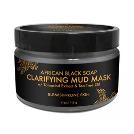 SheaMoisture African Black Soap Problem Skin Facial Mask, 4 Ounce