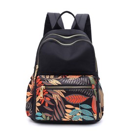 GFM® Womens Small Size Waterproof Nylon Backpack Rucksack - Holidays, Travel, Casual Day Use, Summer (NBKP-1825-AUTLVS)