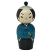 Usaburo Kokeshi, Made in Japan, Kokeshi Samurai (Height 5.3 inches