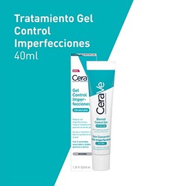 Cerave Gel Facial Tratamiento Anti Imperfecciones Piel Grasa Acne 40ml