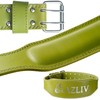 AZLIV Training Belt AZ710 MF Leather Heavy Duty Lightweight Soft