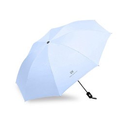 Desuibao Automatic Umbrella, Windproof Travel Umbrella, Retractable Folding Umbrella, Compact Automatic Open and Close Umbrella for Men and Women, Portable, lightblue