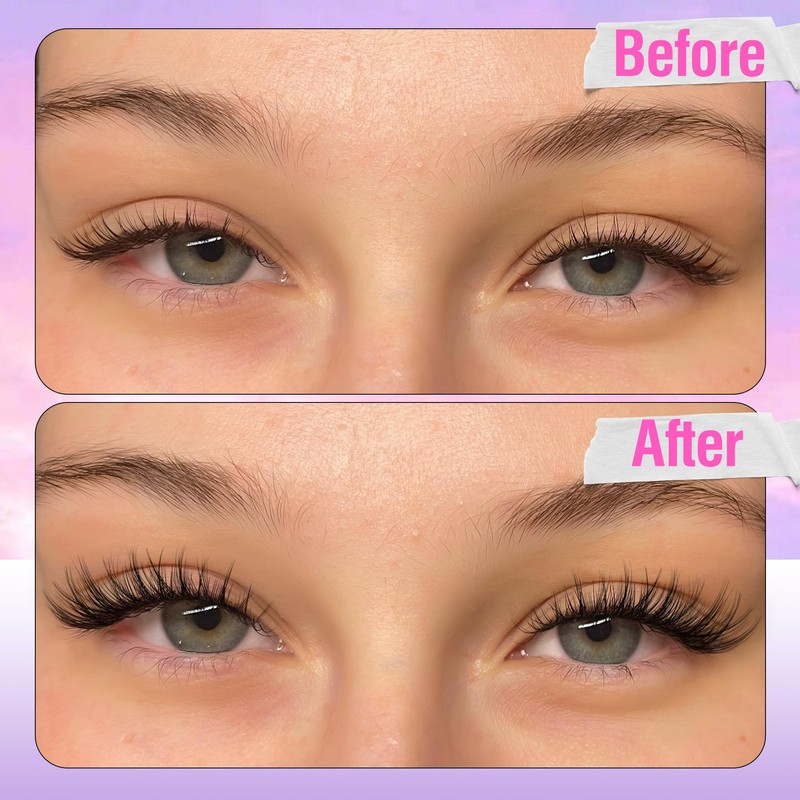Mavphnee Wispy Lash Clusters Natural Eyelash Clusters 110 Pcs Cluster