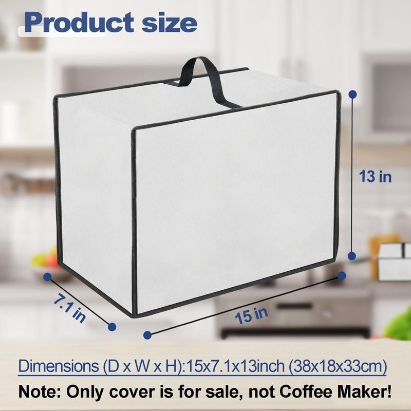 NUENSS-ROR Coffee Maker Dust Cover for Ninja Pod & Grounds