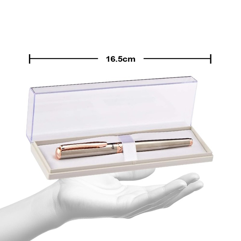 Pentel Australia K600PG-PBOX Gifts Sterling K600 Steel Barrel Gold Trim