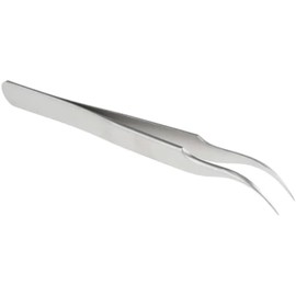 Solasta Two Pcs Tweezer Anti-Static Stainless Steel Non-Magnetic for Diamond Electronics Jewelry Craft & all kind of diy