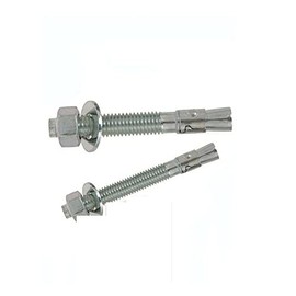 KolotovichTool Pack of 10, 1/2-13 x 12 Concrete Wedge Anchor Zinc Plated Fastener Kit Bolt Set RE-4183DD