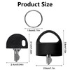 Alriedy 2 Sets Replacement Keys for Pride Mobility Scooters -