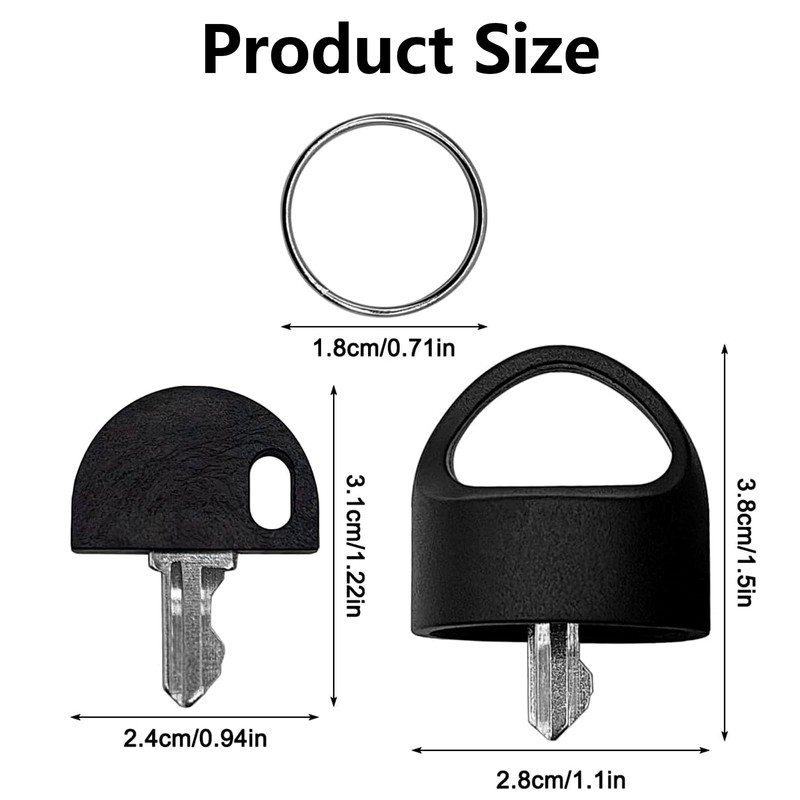 Alriedy 2 Sets Replacement Keys for Pride Mobility Scooters -