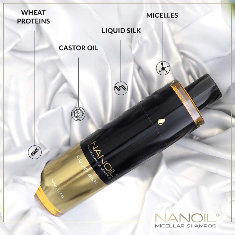 Nanoil Micellar Shampoo with Liquid Silk - Micellar Shampoo with