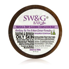 SWAG Bar LITE No Loofah Soaps Washes and Grooming Essentials As Seen On Shark Tank Oil and Breakout Control