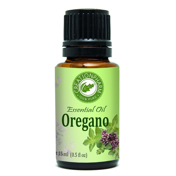 Creation Pharm Oregano Essential Oil 1-15 ml - Origanum Vulgare - Aceite esencial de orégano for Diffusers and Aromatherapy Blends