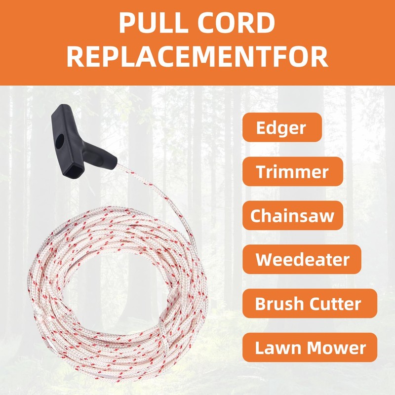 Pull Cord For Petrol Lawnmower Pull Cord Replacement,Lawn Mower Pull