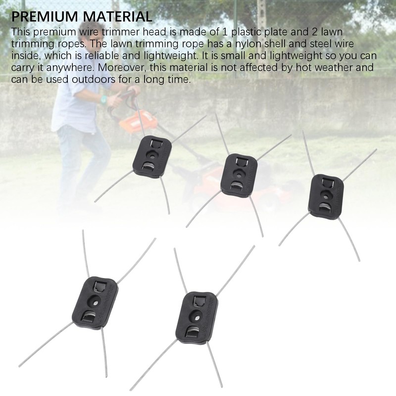 10 PCS String Trimmer Head, Weed Wacker Attachments Electric Weed