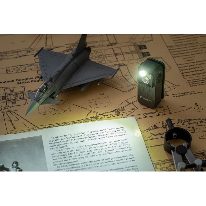 Olight Oclip Pro Phantom Squadron 500 Lumens Flashlight & Oclip