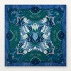 4-Layer Engraved American Mahjong Set, 1-7/16" Cornflower Blue 160-Tile Teal