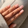 GlimightyX Handmade Pink Press On Nails Extra Short,Reusable Thick UV