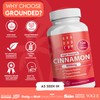 Grounded High Strength Cinnamon 4000mg, 120 Tablets, 2 Month Supply