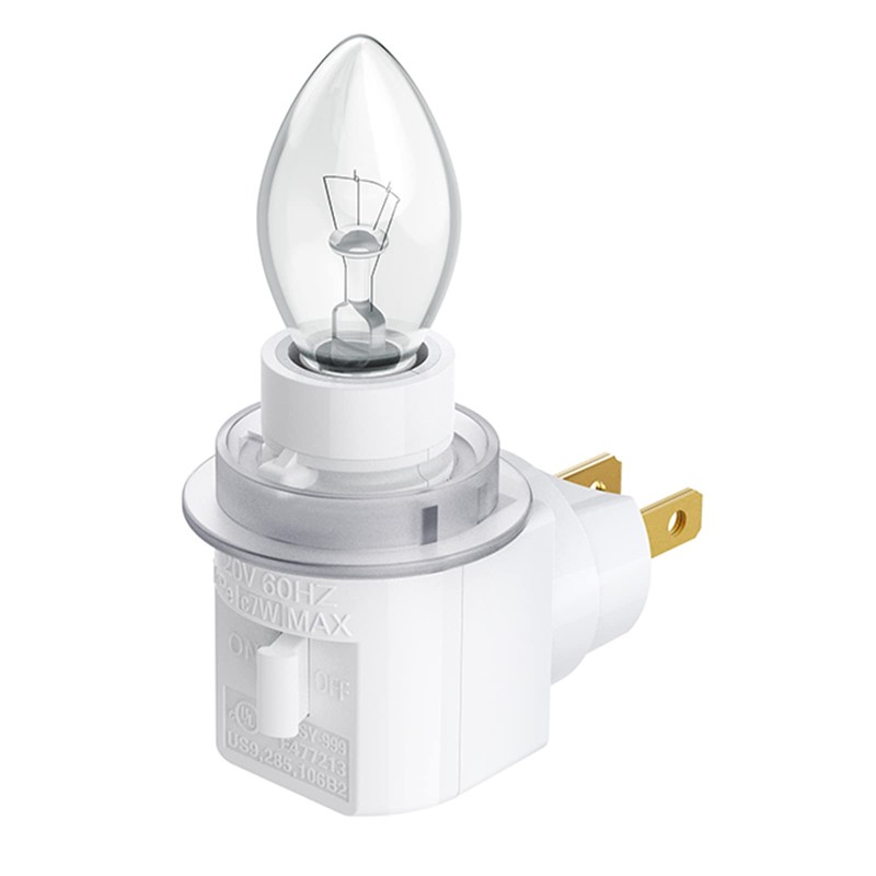 TWDRTDD Plug in Night Light, Adjustable E12 Base Socket Night
