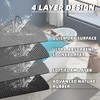 AevitasX Bathroom Rugs Non Slip Bath Mat with Rubber-Backing Braided