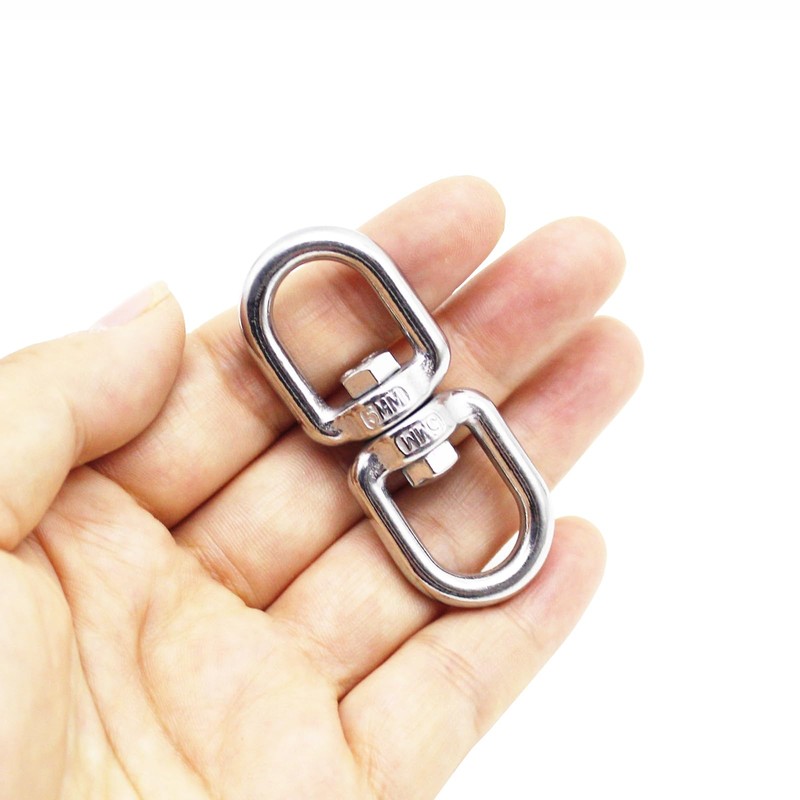 Swivel Eye Hook Double Ended 316 Stainless Steel Marine Eye