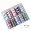 Healeved 40rolls Floral Nail Art Decals Easy Transfer Stickers for