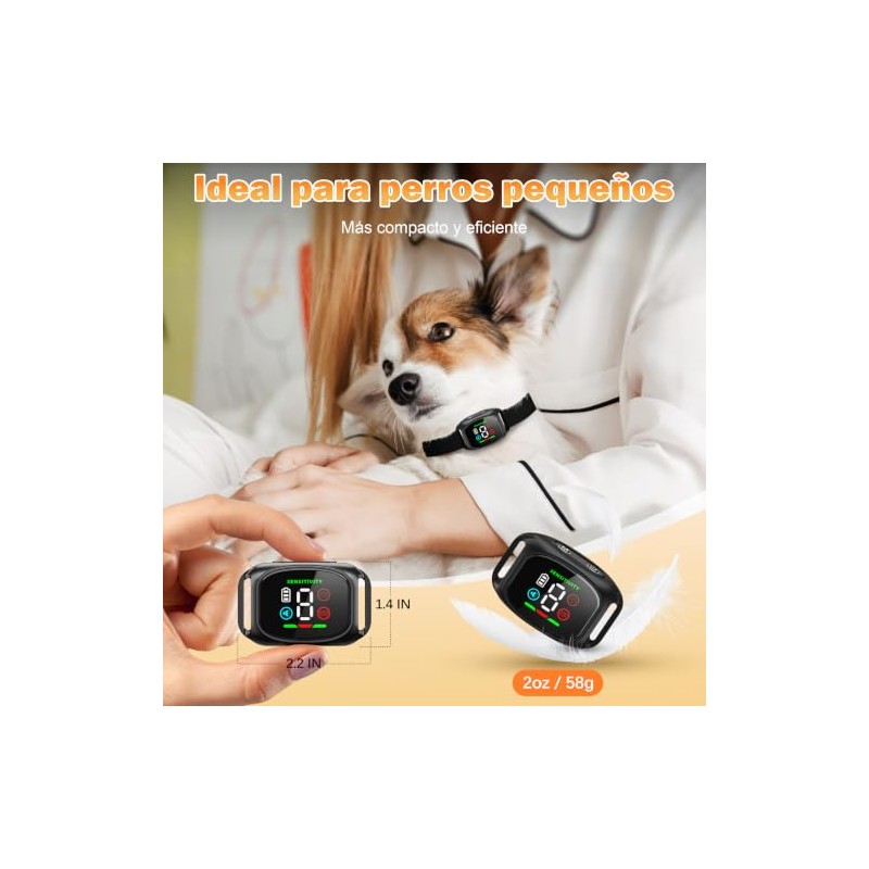 FEISEDY Collar de Castigo para Perro - Collar Antiladridos Automático