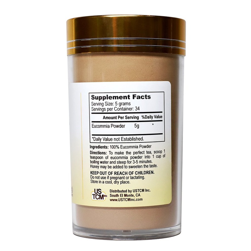 Eucommia Bark Powder Du Zhong 杜仲粉 Fine Powder (6oz)