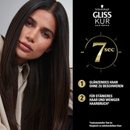 Gliss Kur 7 Sec Express Repair Oil Nutritive (200 ml), Hair Treatment, Repairs Hair in Just 7 Seconds, for 7x Stronger Hair and 7x Less Hair Breakage