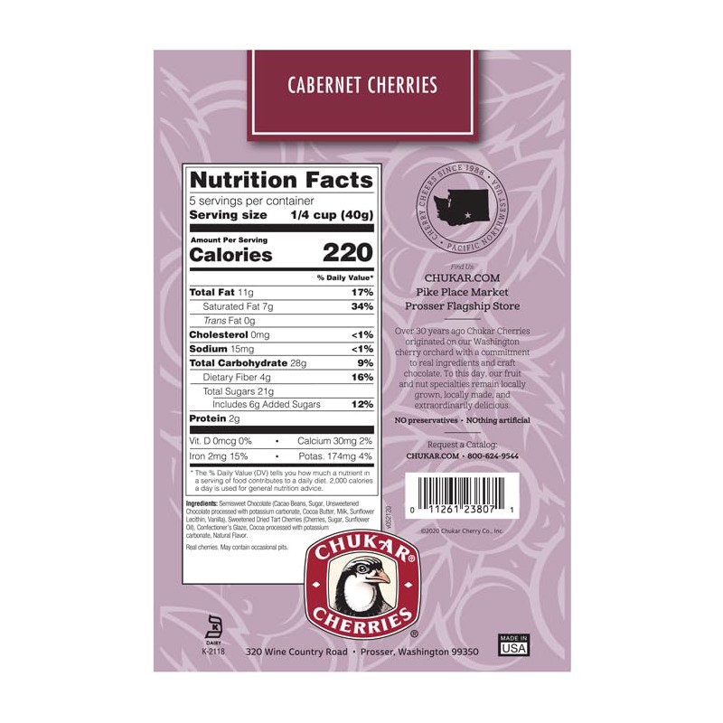 Dark Chocolate Cabernet Cherries (2 Bags)