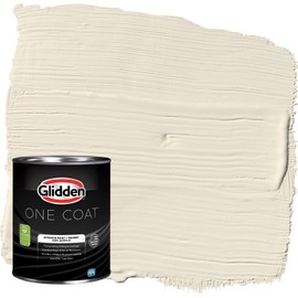 Glidden Interior Paint + Primer: White/Brandied Pears, One Coat, Eggshell, 1 Quart
