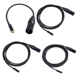 SUIOPPYUW Dual Shielded Audio Cable Plug Adapter Headphone Splitter Video Camera Sound Card for Smartphone Microphone Music Player, 1m