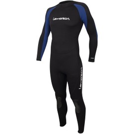 Lemorecn Wetsuits Jumpsuit Neoprene 3/2mm Full Body Diving Suit(3031,M)