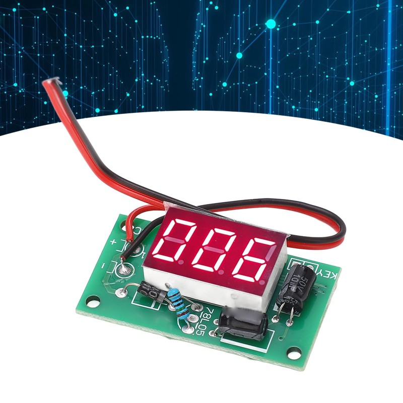 Cosiki Counter Module, 3-Digit Compact Digital Counter Module for Industrial