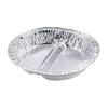 Captain Stag UG-1550 BBQ Dish Set, Disposable, Aluminum, Divided, Round