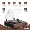 Retrospiler Record Player, 3 Speed Bluetooth Turntable with Built-in Speakers,