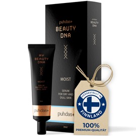 puhdas+ Beauty DNA Moist Face Serum: for Dry and Pale Skin [30 ml] with Powerful Moisturiser Saccharide Isomerate Natural Vegan Complex Made in Finland