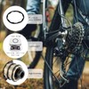 3 PCS Bicycle Flywheel Freewheel Washers,1mm/1.5mm/2mm Aluminium Alloy Cassette Hub