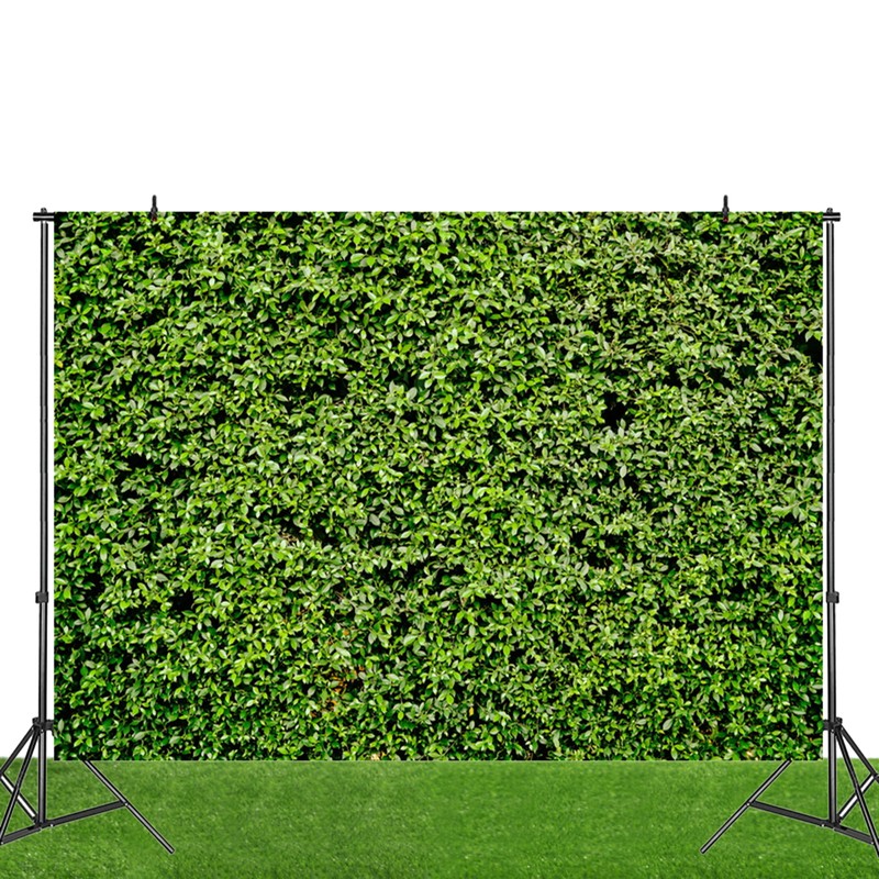 Artificial Leaves Photography Background Fabric Birthday Party Decoration Backdrop