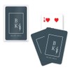 WEDDINGSTAR Unique Custom Playing Card Wedding Favors - Stacked Monogram