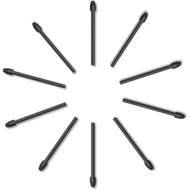 10 Pack Replacement Nibs PN05A Compatible with Digital Pen Stylus PW517 for Pen Display Kamvas 12, Kamvas 13, Kamvas 16 2021, Kamvas 22, Kamvas 22 Plus (Black)