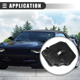 Motoforti Transmission Filter Oil Pan, for GM 8L90, Plastic, 24274402, Black