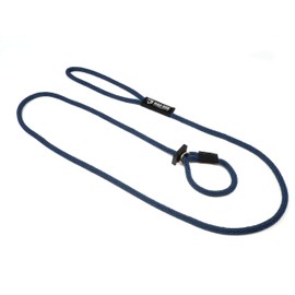 Mad Dog Products English Slip Dog Lead | 1/2 Inch x 4 Feet | Navy
