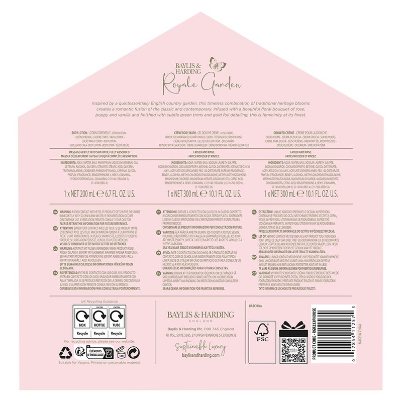 Baylis & Harding Royale Garden Rose, Poppy & Vanilla Luxury