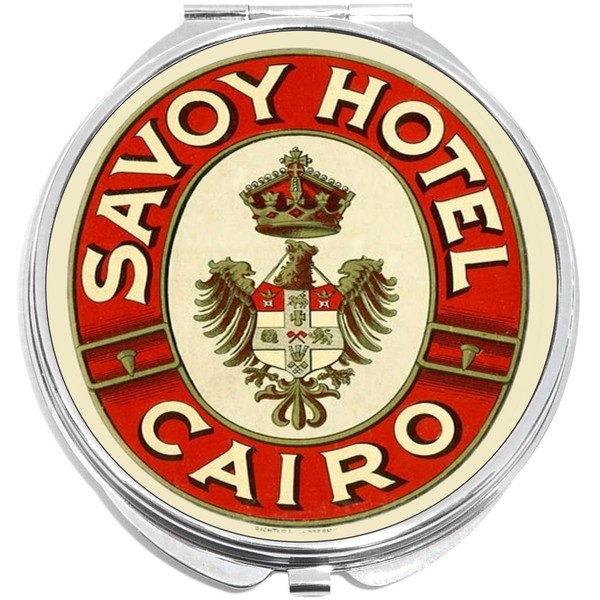 NewCharms Savoy Hotel Cairo Compact with Mirrors - Perfect Pocket
