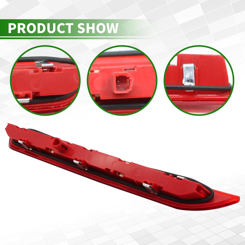 Yunnergo Rear Center Third Brake Light 3rd Hight Mount Stop