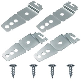 MCSDFN 4 Pack 8269145 Dishwasher Mounting Brackets with Screws, Undercounter Dishwasher Bracket Universal Dishwasher Replacement Parts & Accessories