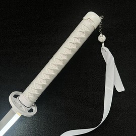 Light Up Bleach Anime Sode no Shirayuki Sword - 40 inches Plastic Anime cosplay prop With Sageo - Specification: Standard
