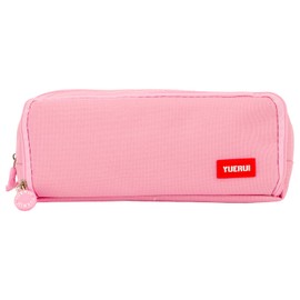 OWill Pencil Case, Large Capacity Pencil Case with 3 Compartments,Children's Pencil Case Gifts for Girls and Boys Holiday for Primary Students, School Bag for Birthday Gifts (Pink)