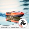 sourcing map 1 Set RC Boat Propeller, 3 Blades Propellers